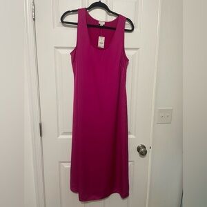 NWT J. Crew Satin Sleeveless Dress - Size 12